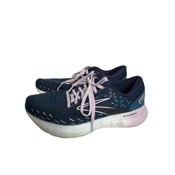 Brooks Shoes - Brooks Women Glycerin 20 1203691D499 Blue Running Shoes Sneakers Size 8.5B